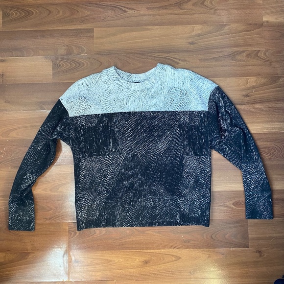 Banana Republic cotton blend sweater two-toned size small - Picture 3 of 7